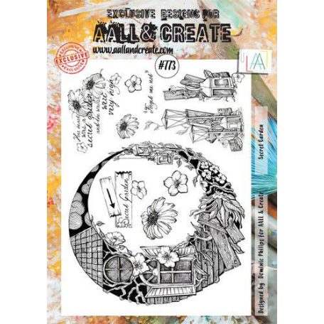 Szilikonbélyegző , Secret Garden / AALL Stamp (1 db)