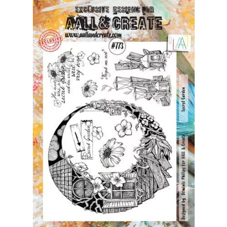 Szilikonbélyegző , Secret Garden / AALL Stamp (1 db)