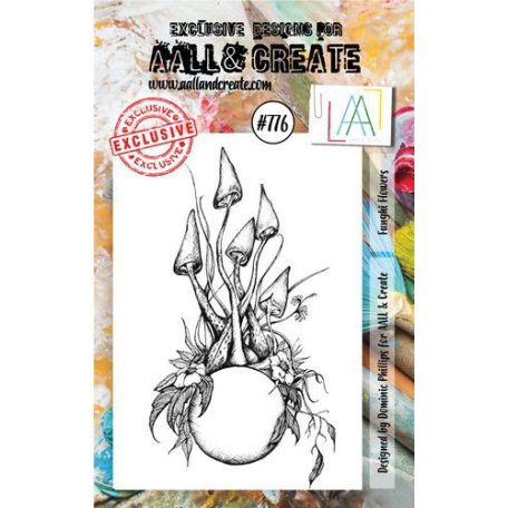 Szilikonbélyegző , Funghi Flowers / AALL Stamp (1 db)
