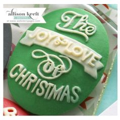 Díszítőelem, Christmas Green / Designer cameos (3 db)