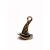 Boszorkánykalap fém medál bronz / Metal Charms Witch hat (1 db)
