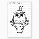 Vágósablon, bélyegzővel , Princess Qwl / Picket Fence Studios Clear Stamps + Die set (1 csomag)