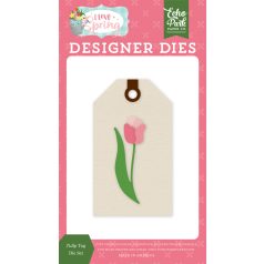   Echo Park vágósablon - Tulip Tag - Designer Dies (1 csomag)