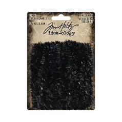  Díszítőelem, Tinsel Black (1x3.66 m) / Idea-ology Tim Holtz Halloween (1 db)