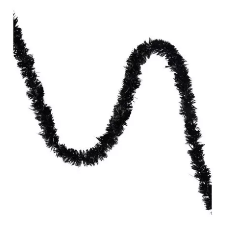 Díszítőelem, Tinsel Black (1x3.66 m) / Idea-ology Tim Holtz Halloween (1 db)