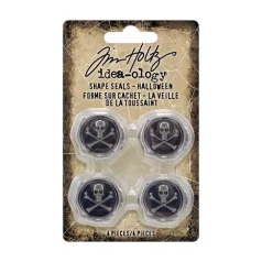   Díszítőelem, Shape Seals / Idea-ology Tim Holtz Halloween (4 db)