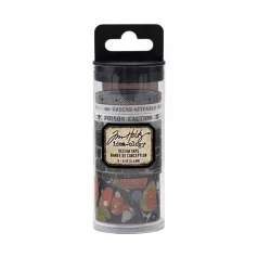   Díszítőelem, dekorációs ragasztószalag, Design Tape (6x5.49m) / Idea-ology Tim Holtz Halloween (6 db)