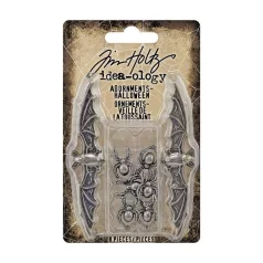   Díszítőelem, Adornments / Idea-ology Tim Holtz Halloween (8 db)