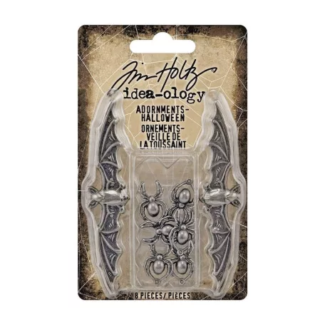 Díszítőelem, Adornments / Idea-ology Tim Holtz Halloween (8 db)