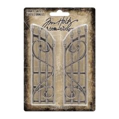   Díszítőelem, Ornate Gates / Idea-ology Tim Holtz Halloween (2 db)