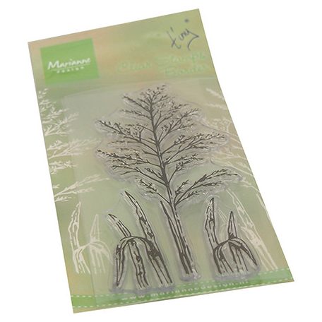 Szilikonbélyegző , Tiny's Border - Indian Grass / Marianne Design Clear Stamps (1 csomag)