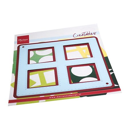 Vágósablon, Layout 4 squares / Marianne Design Collectable (1 csomag)
