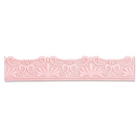 SIZZIX 3D domborító mappa 665744, Lace Border / Sizzix 3-D Impresslits Embossing Folder (1 csomag)
