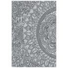 SIZZIX 3D domborító mappa 665597, Half Mandala / Sizzix 3-D Impresslits Embossing Folder (1 csomag)