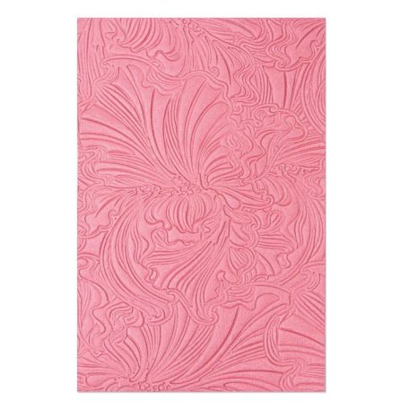 SIZZIX 3D domborító mappa 665598, Abstract Flowers / Sizzix 3-D Impresslits Embossing Folder (1 csomag)