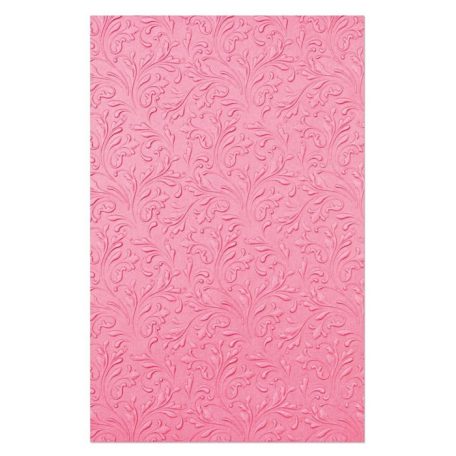 SIZZIX 3D domborító mappa 665751, Floral Scrolls / Sizzix 3-D Impresslits Embossing Folder (1 csomag)