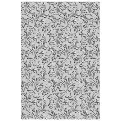   SIZZIX 3D domborító mappa 665751, Floral Scrolls / Sizzix 3-D Impresslits Embossing Folder (1 csomag)
