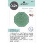 SIZZIX 3D domborító mappa 665789, Adornment / Sizzix 3-D Impresslits Embossing Folder (1 csomag)
