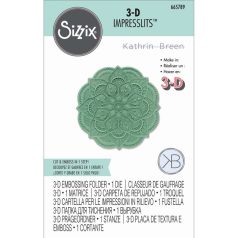   SIZZIX 3D domborító mappa 665789, Adornment / Sizzix 3-D Impresslits Embossing Folder (1 csomag)
