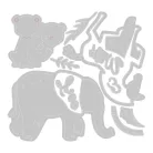 SIZZIX vágósablon bélyegzővel 666011, Floral Safari / Sizzix Framelits Die Set with Stamps (1 csomag)