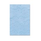 SIZZIX 3D domborító mappa 666037, Rain Clouds / Sizzix 3-D Impresslits Embossing Folder (1 csomag)