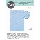 SIZZIX 3D domborító mappa 666037, Rain Clouds / Sizzix 3-D Impresslits Embossing Folder (1 csomag)
