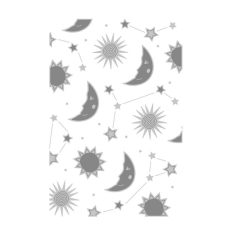   SIZZIX 3D domborító mappa 666036, Moon Light / Sizzix 3-D Impresslits Embossing Folder (1 csomag)