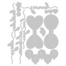 SIZZIX vágósablon 666014, Balloon Occasions / Sizzix Thinlits Die Set (1 csomag)
