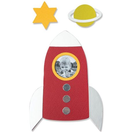 SIZZIX vágósablon 666030 - Space Rocket Bigz Die L (1 db)