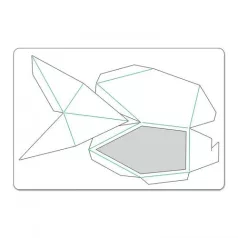   SIZZIX vágósablon 659195, Box, House / Sizzix Movers & Shapers L Die (1 db)