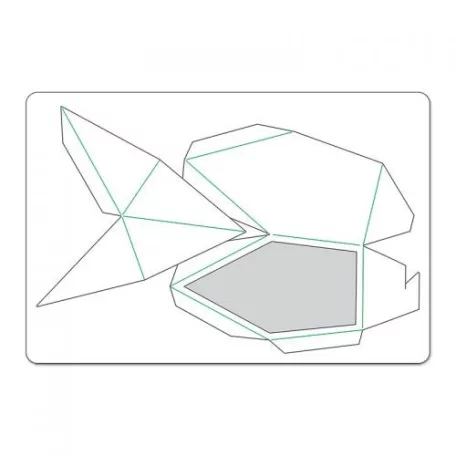 SIZZIX vágósablon 659195, Box, House / Sizzix Movers & Shapers L Die (1 db)