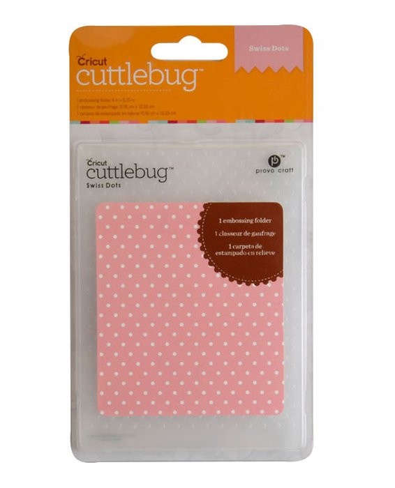 Domborító mappa , Swiss Dots / Cuttlebug Embossing Folder (1
