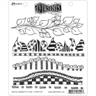 Gumibélyegző , Further around the edge / Dylusions cling stamp (1 db)