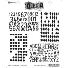 Gumibélyegző , Basic backgrounds / Dylusions cling stamp (1 db)