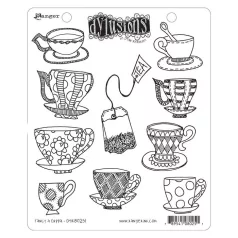   Gumibélyegző , Fancy a Cuppa / Dylusions cling stamp (1 db)
