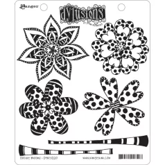   Gumibélyegző , Doodle Blooms / Dylusions cling stamp (1 db)