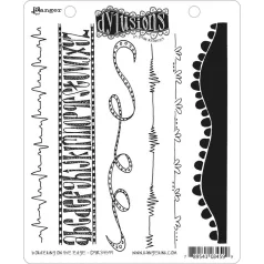   Gumibélyegző , Bordering on the edge / Dylusions cling stamp (1 db)