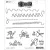 Gumibélyegző , Sampler / Dylusions cling stamp (1 db)