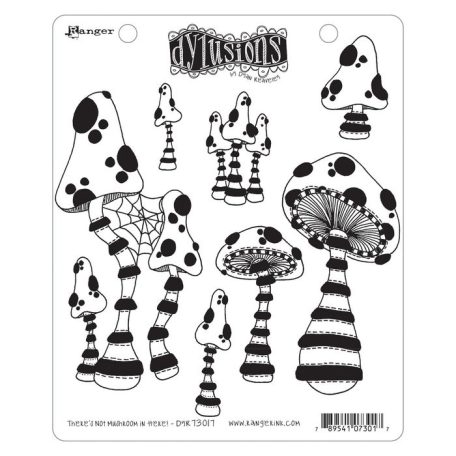 Gumibélyegző , There's Not Mushroom In / Dylusions cling stamp (1 db)