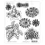 Gumibélyegző , Foliage Fillers / Dylusions cling stamp (1 db)
