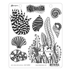  Gumibélyegző , She Sells Sea Shells / Dylusions cling stamp (1 db)