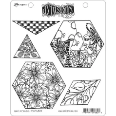   Gumibélyegző , Quilt as you go / Dylusions cling stamp (1 db)