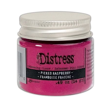 Ranger Distress embossing glaze - Picked raspberry - Fényes átlátszó domborítópor - Tim Holtz (1 db)