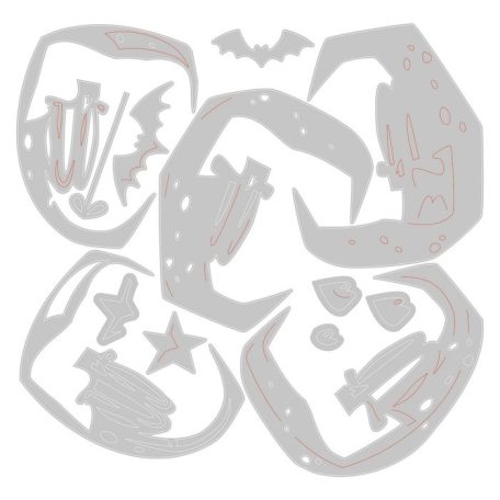 Vágósablon 665998, Otis Colorize Tim Holtz/ Sizzix Thinlits Die Set (1 csomag)