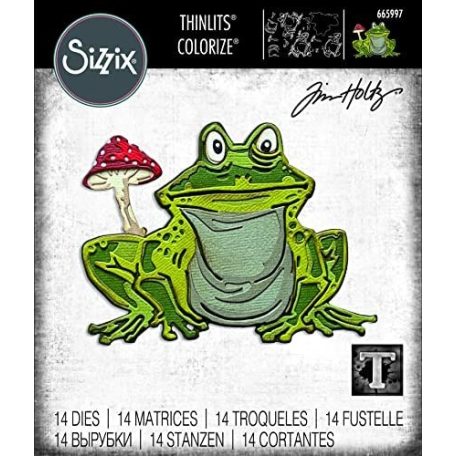 Vágósablon 665997, Myron Colorize Tim Holtz/ Sizzix Thinlits Die Set (1 csomag)