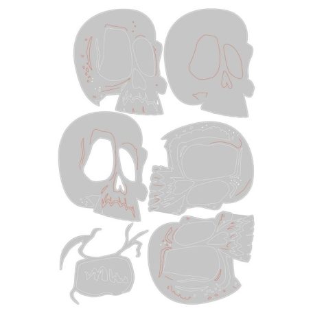 Vágósablon 666001, Spencer Colorize Tim Holtz/ Sizzix Thinlits Die Set (1 csomag)