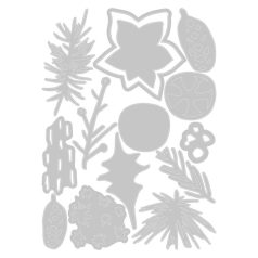   Vágósablon 666069, Modern Festive Tim Holtz/ Sizzix Thinlits Die Set (1 csomag)