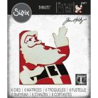Vágósablon 666071, Retro Santa Tim Holtz/ Sizzix Thinlits Die Set (1 csomag)