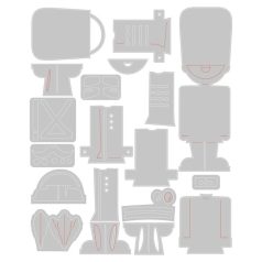   Vágósablon 666066, Harvey Colorize Tim Holtz/ Sizzix Thinlits Die Set (1 csomag)