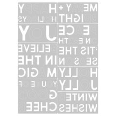   Vágósablon 666062, Bold Text Christmas Tim Holtz/ Sizzix Thinlits Die Set (1 csomag)